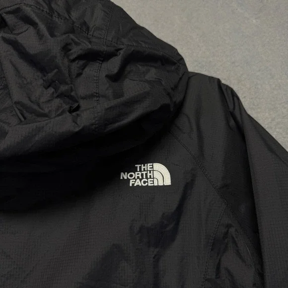 The North Face DryVent Rain Jacket Womens Black Hooded Waterproof Pit Zips Shell - Picture 8 of 12